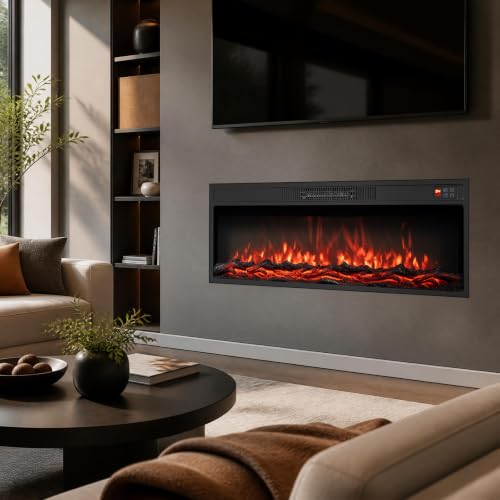 36/40 Inch Recessed Electric Fireplace Heater