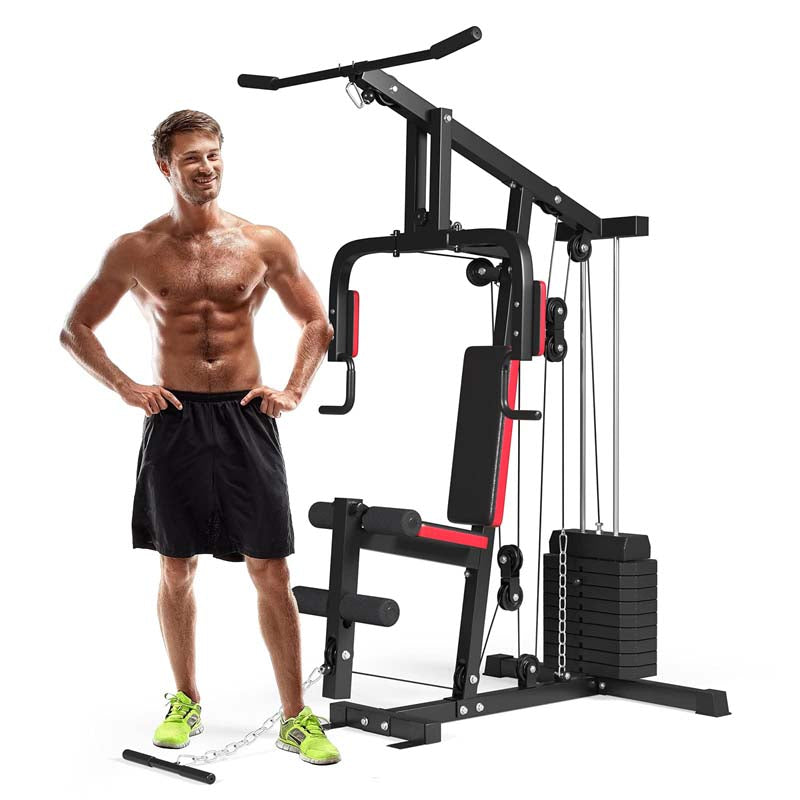 Multifunctional Cross Trainer Exercise Workout Equipment Fitness Weight Strength Training Machine Home Gym System