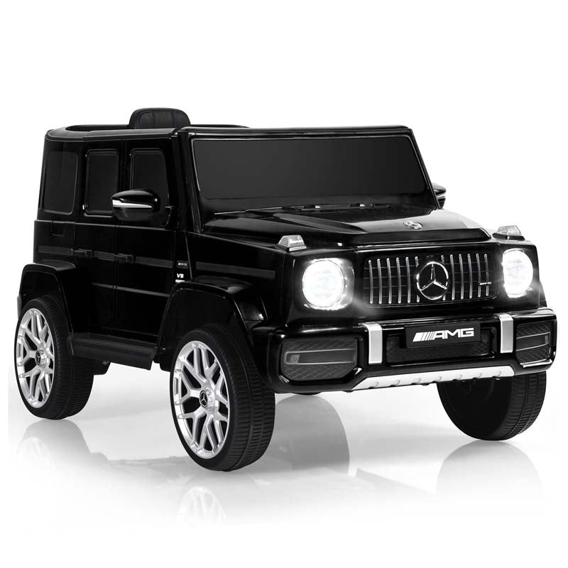 12V Kids Ride On Car, Licensed Mercedes-Benz G63 Battery Powered Electric Toy Car with Spring Suspension