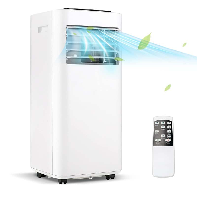 10000 BTU Portable Air Conditioner, 3-in-1 Room AC Unit with Fan, Dehumidifier & Sleep Mode, Remote, Child Lock, Window Kit for Bedroom, Office, Dorm