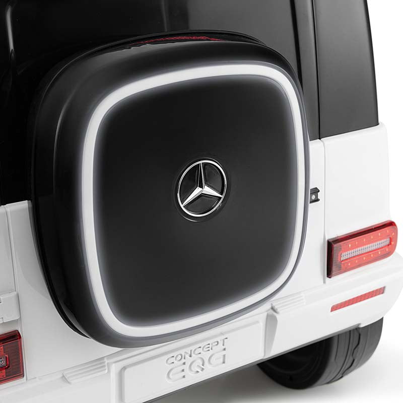 12V 4WD Kids Ride On Car, Licensed Mercedes-Benz EQG Battery Powered Electric Vehicle with Remote Control & Music