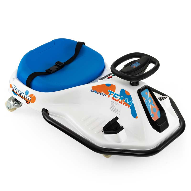 24V Kids Ride On Drift Car with 360° Spin, 3 Flags Included, Electric Drifting Go Kart for Kids, Racing Car for Toddlers Aged 3+