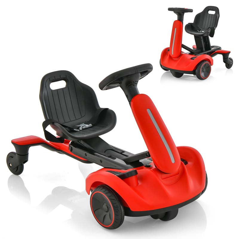 Kids Ride On Drift Car with 360° Spin & 2 Adjustable Heights , 6V Battery Powered Electric Vehicle Toddler Ride On Car Toy Gift