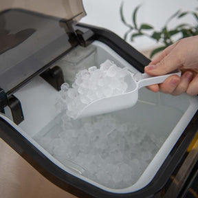 60Lbs/24H Nugget Ice Maker Countertop with 2 Ways Water Refill & Self-Cleaning, Stainless Steel Portable Ice Cube Machine