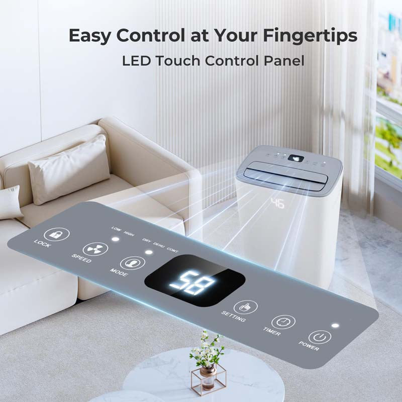 52 Pint Dehumidifier for Home Basement, 4500 Sq.Ft Portable Dehumidifier with Auto Drain, Clothes Drying Mode, Auto Defrost, 24H Timer & Child Lock