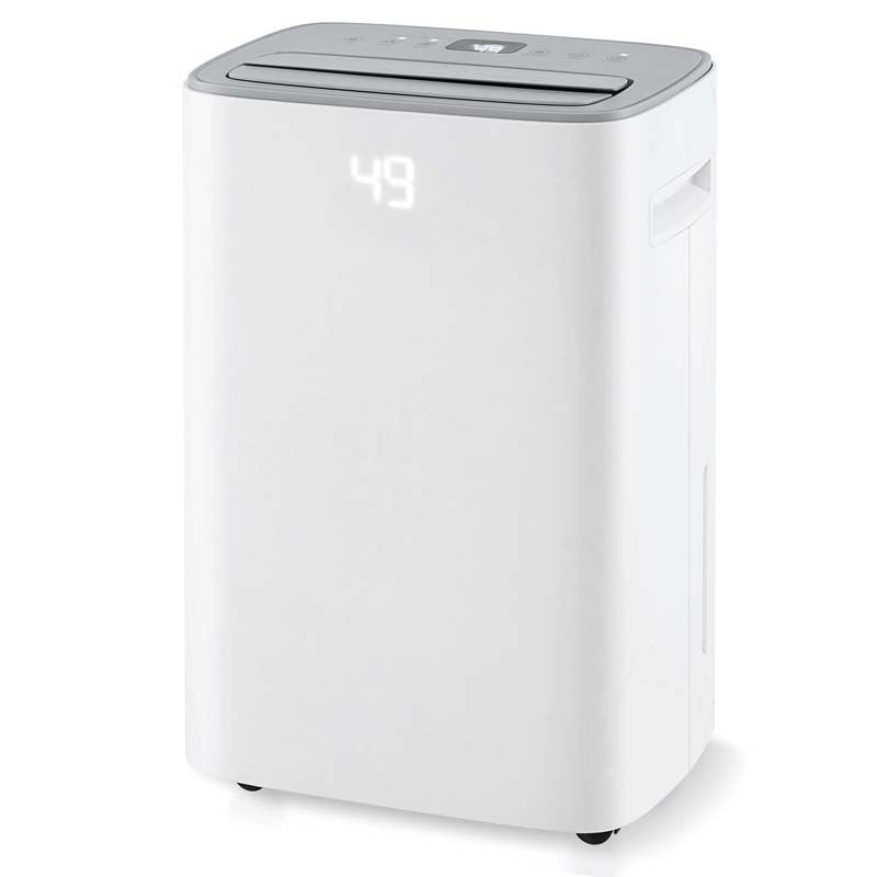 52 Pint Dehumidifier for Home Basement, 4500 Sq.Ft Portable Dehumidifier with Auto Drain, Clothes Drying Mode, Auto Defrost, 24H Timer & Child Lock