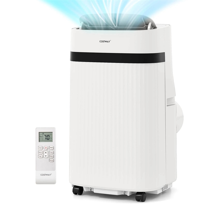 12000 BTU Portable Air Conditioner, 3-in-1 AC Unit with Fan, Dehumidifier & Sleep Mode, 24H Timer, Window Kit, Cools Room up to 550 Sq. Ft