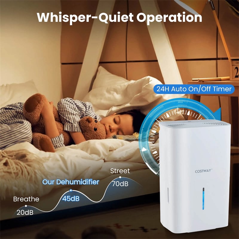 150 Pints Energy Star Dehumidifier with Pump Drain Hose, 7000 Sq.Ft Portable Dehumidifier w/24H Timer, LED Display & Auto Defrost for Basement, Garage