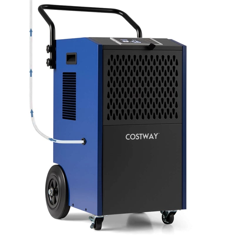 154 Pints Commercial Dehumidifier with Pump & Drain Hose, Heavy Duty Portable Industrial for Home Basements Job Sites