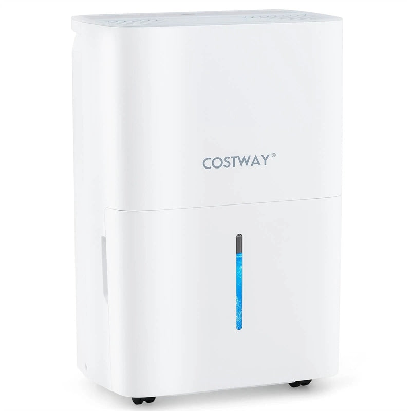65 Pint Energy Star Dehumidifier with 24H Timer, LED Display & Auto Defrost, 5000 Sq.Ft Portable Dehumidifier for Home Basement, Garage, Office