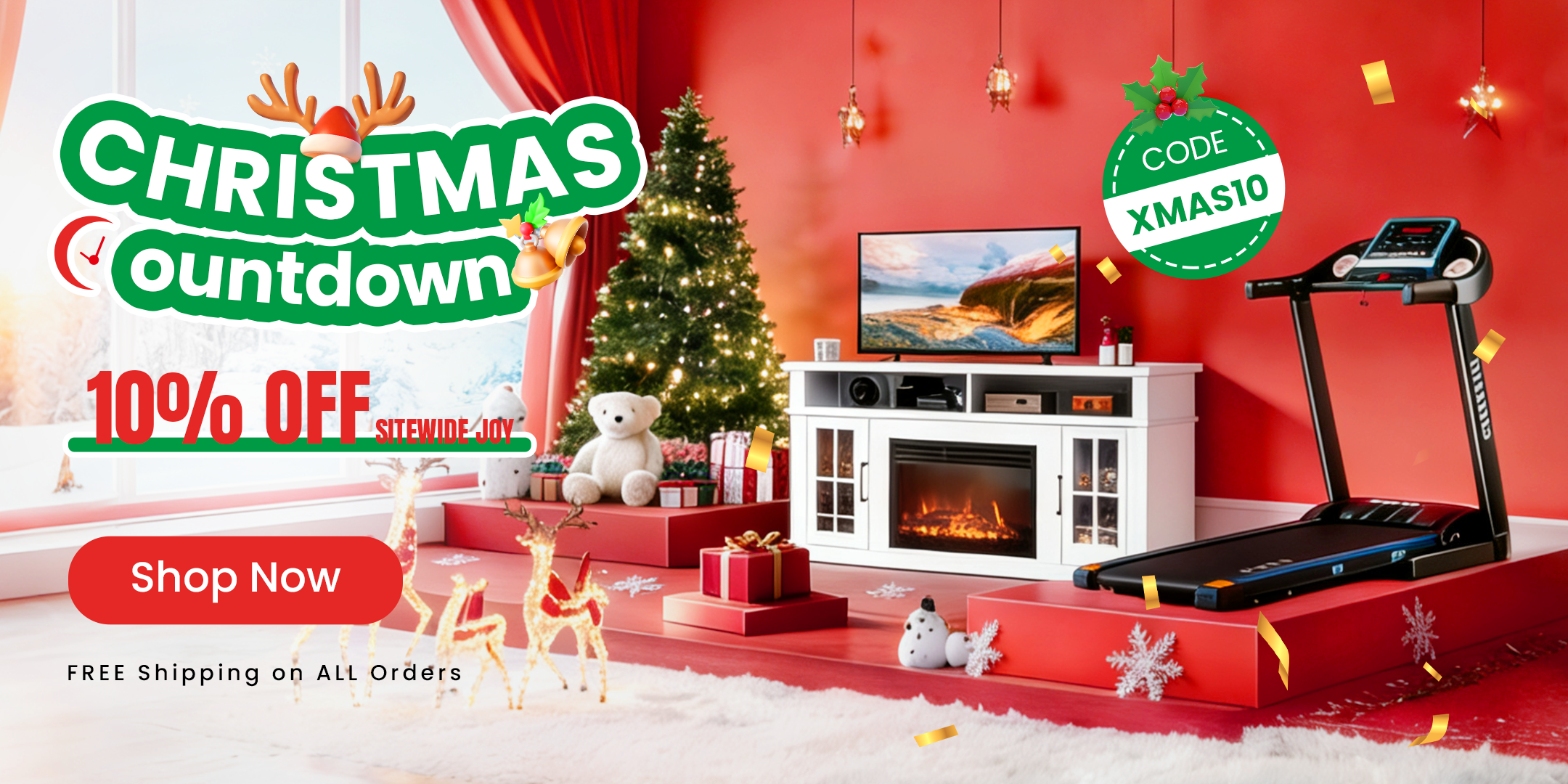 Christmas Sale. Get 10% off &Shop the best deals at Eletriclife.com | 3-5 Days Fast Free Shipping