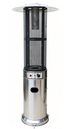 Outdoor Propane Patio Heater with Wheels, 34,000 BTU