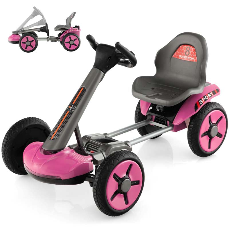 junior pedal go kart 12V 4-Wheel Folding Pedal Go Kart for Kids Sale, Price & Reviews