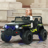 Kids Ride on Jeep Truck 12V Battery Powered Electric Vehicle with 2.4G Remote Control