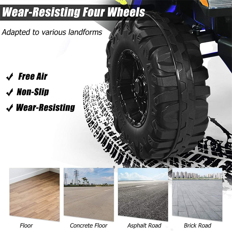 Kids Ride on Jeep Truck 12V Battery Powered Electric Vehicle with 2.4G Remote Control