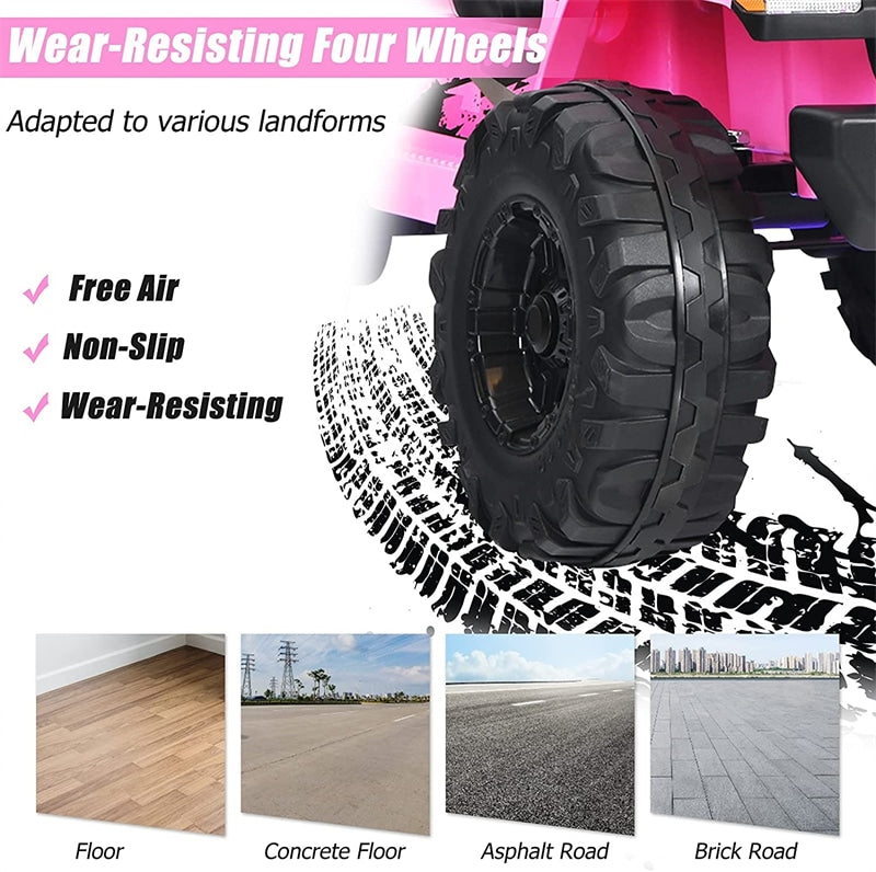 Kids Ride on Jeep Truck 12V Battery Powered Electric Vehicle with 2.4G Remote Control