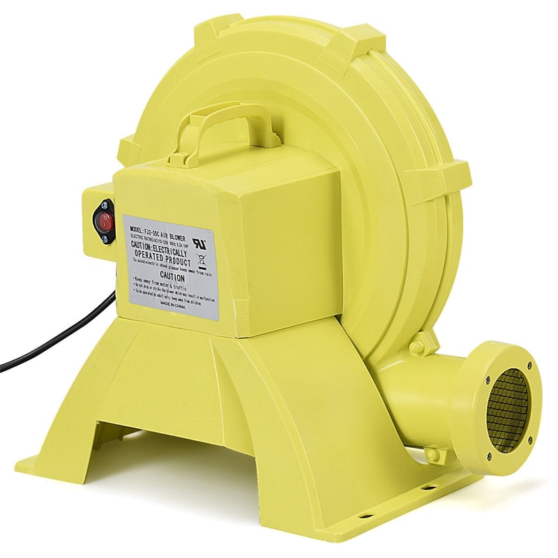 950 Watt 1.25 HP Air Blower for Inflatable Bounce House Bouncy Castle, Portable Pump Fan Commercial Inflatable Bouncer Blower