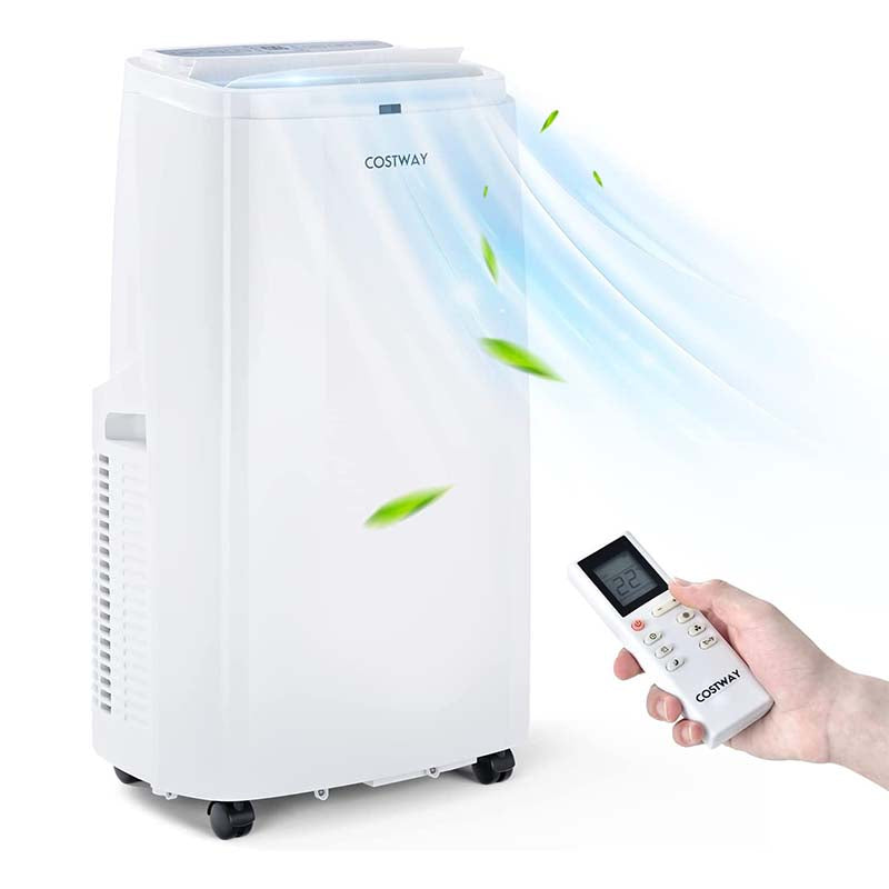 12000 BTU 3-in-1 Portable Air Conditioner Air Cooler Fan Dehumidifier with Remote Control & Touch Panel, 3 Speeds