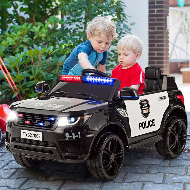 Kids battery police car on sale