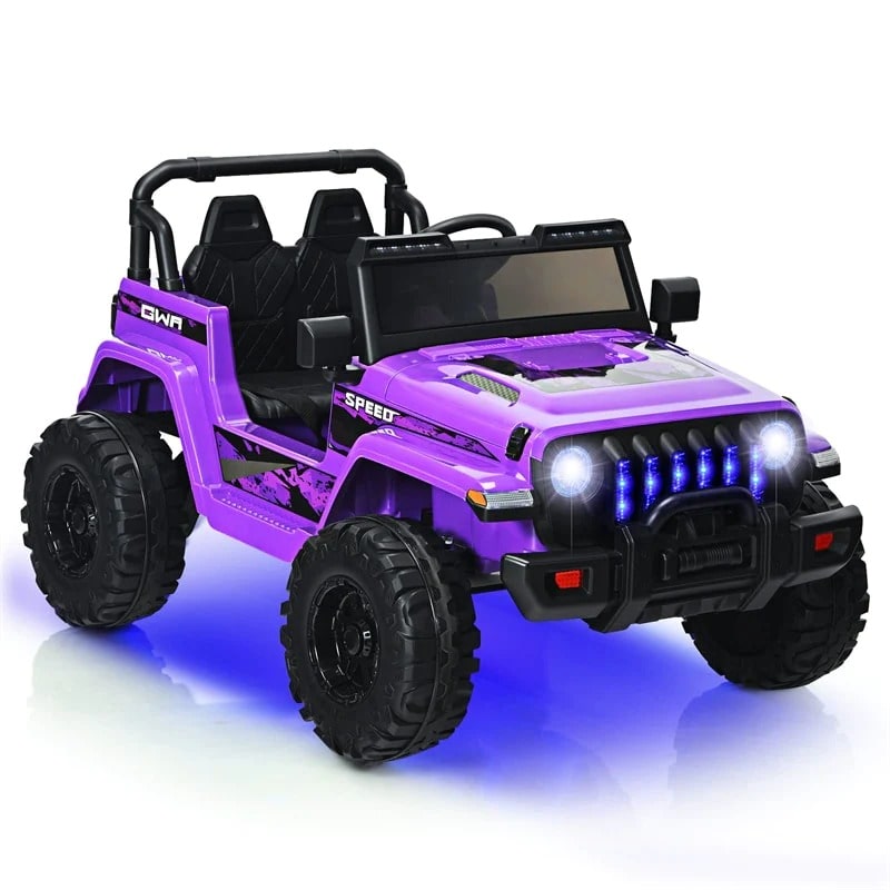 Kids Ride on Jeep Truck 12V Battery Powered Electric Vehicle with 2.4G Remote Control