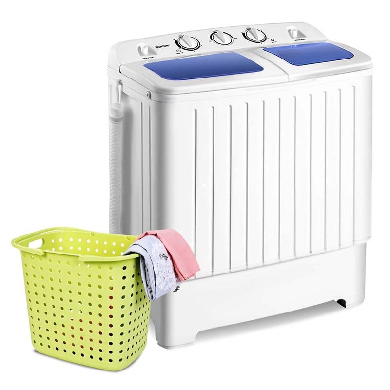 Giantex Portable Washing Machine, 2 in 1 Laundry Washer and Spinner Combo,  22lbs Capacity 13.2 lbs