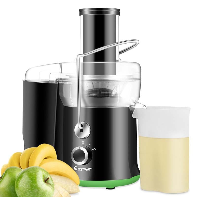 Centrifugal Juicer Machines, 400W Electric Masticating Juicer Extractor with 65mm Wide Mouth, 2 Speed Modes