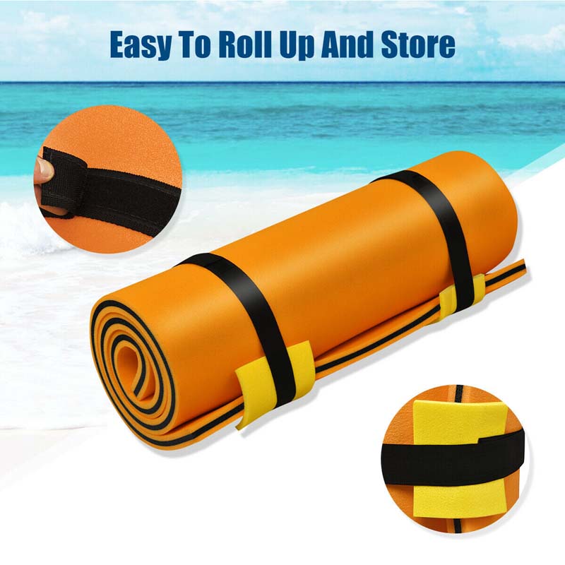 87" x 36" Floating Water Mat Pad, 3-Layer XPE Foam Water Pad/Pool Mat/Lounger Floating Island for River Lake Ocean