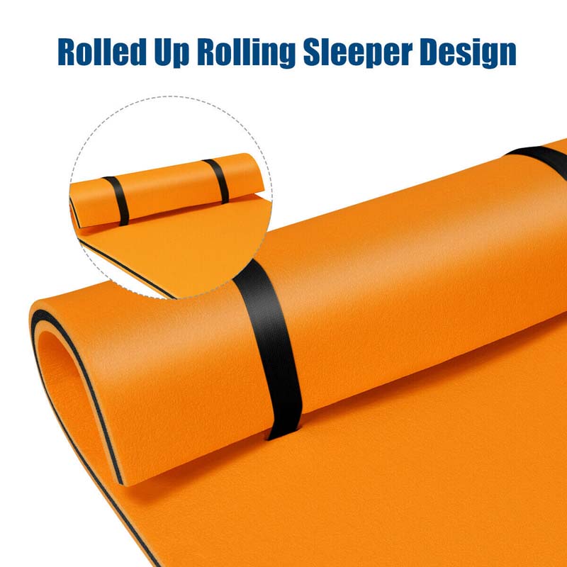 87" x 36" Floating Water Mat Pad, 3-Layer XPE Foam Water Pad/Pool Mat/Lounger Floating Island for River Lake Ocean