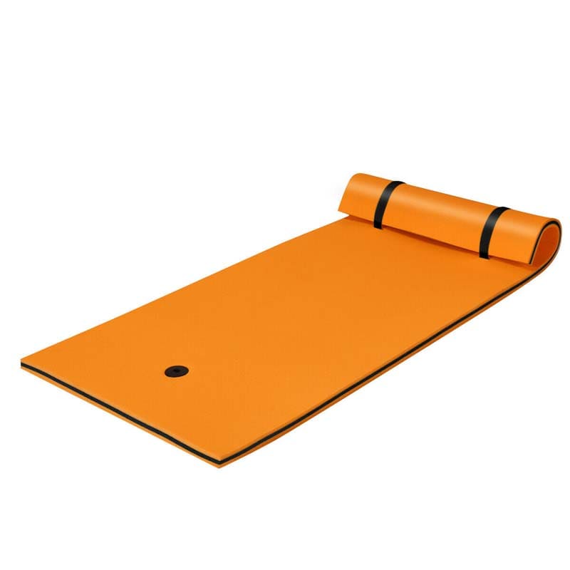 87" x 36" Floating Water Mat Pad, 3-Layer XPE Foam Water Pad/Pool Mat/Lounger Floating Island for River Lake Ocean