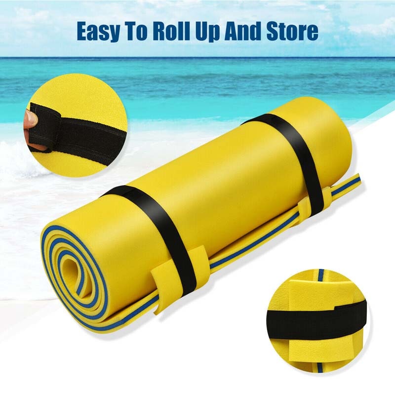87" x 36" Floating Water Mat Pad, 3-Layer XPE Foam Water Pad/Pool Mat/Lounger Floating Island for River Lake Ocean