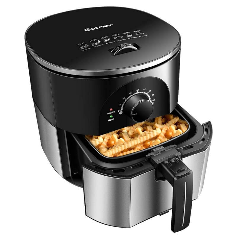 1300W 3.5QT Electric Stainless Steel Air Fryer