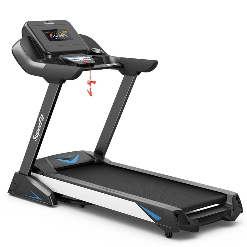 4.75 HP Folding Treadmill with APP & Auto Incline, 20 Programs Electric Running Machine for Home Apartment