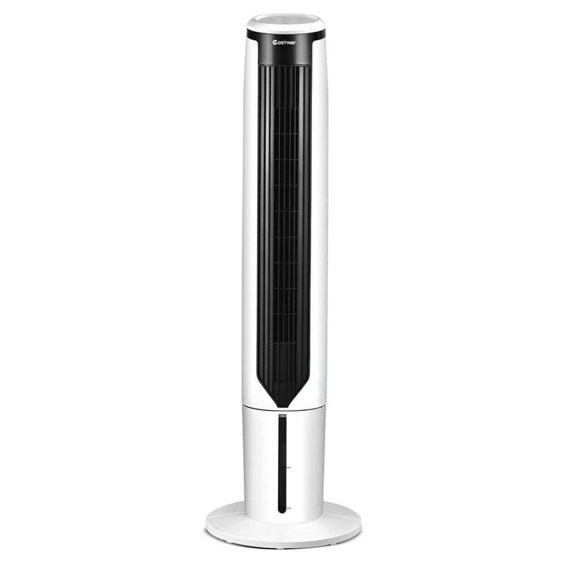 41" Portable Evaporative Air Cooler, 3-in-1 Quiet Oscillating Tower Fan w/ Remote, 3 Modes & 9H Timer, Bladeless Swamp Cooler for Home Office, Bedroom