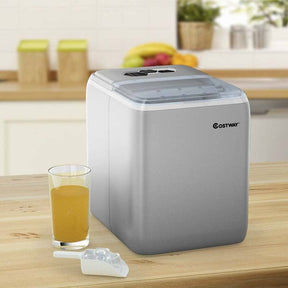 44LBS/24H Portable Ice Maker Countertop, Self-Clean Ice Machine for Home Bar Party