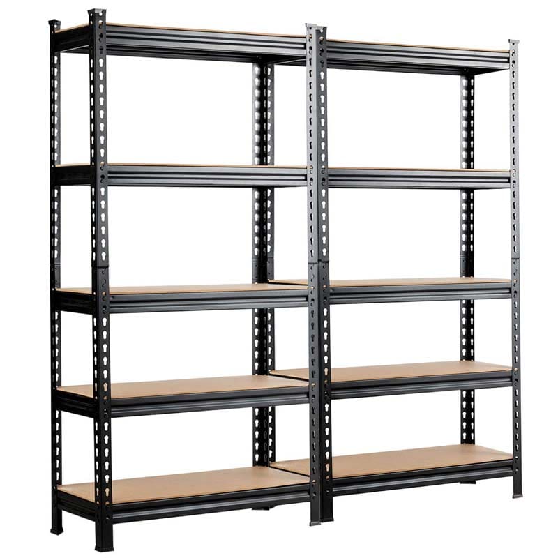 30" x 12" x 60" 5-Tier Heavy Duty Metal Storage Shelving Unit, Boltless Storage Rack Garage Utility Shelves
