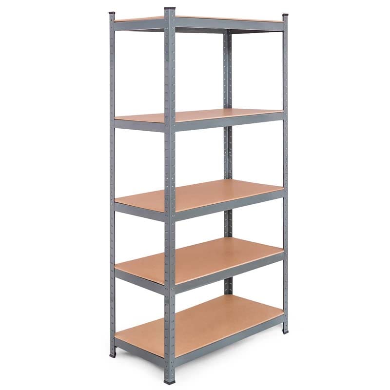 36" x 18" x 72" 5-Tier Storage Shelving Unit Adjustable Bolt-Free Utility Shelf Heavy Duty 2925LBS Garage Shelves