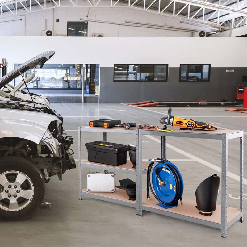 36" x 18" x 72" 5-Tier Storage Shelving Unit Adjustable Bolt-Free Utility Shelf Heavy Duty 2925LBS Garage Shelves