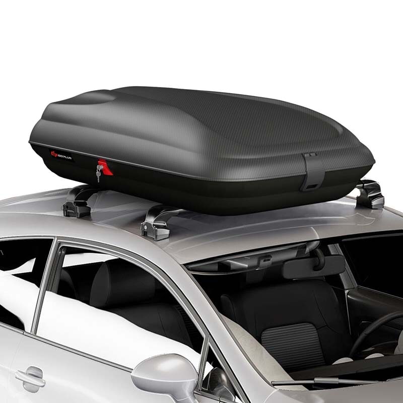 8.83 Cubic Feet Heavy Duty Hard Shell Rooftop Cargo Carrier Car Roof Rack Storage Box for Vans SUVs