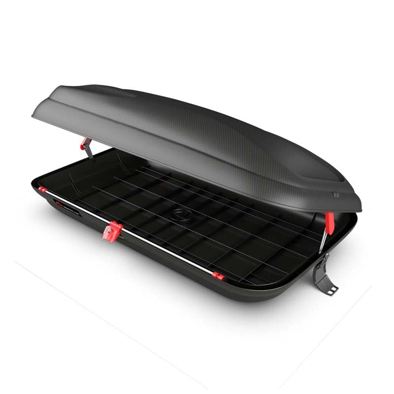 8.83 Cubic Feet Heavy Duty Hard Shell Rooftop Cargo Carrier Car Roof Rack Storage Box for Vans SUVs