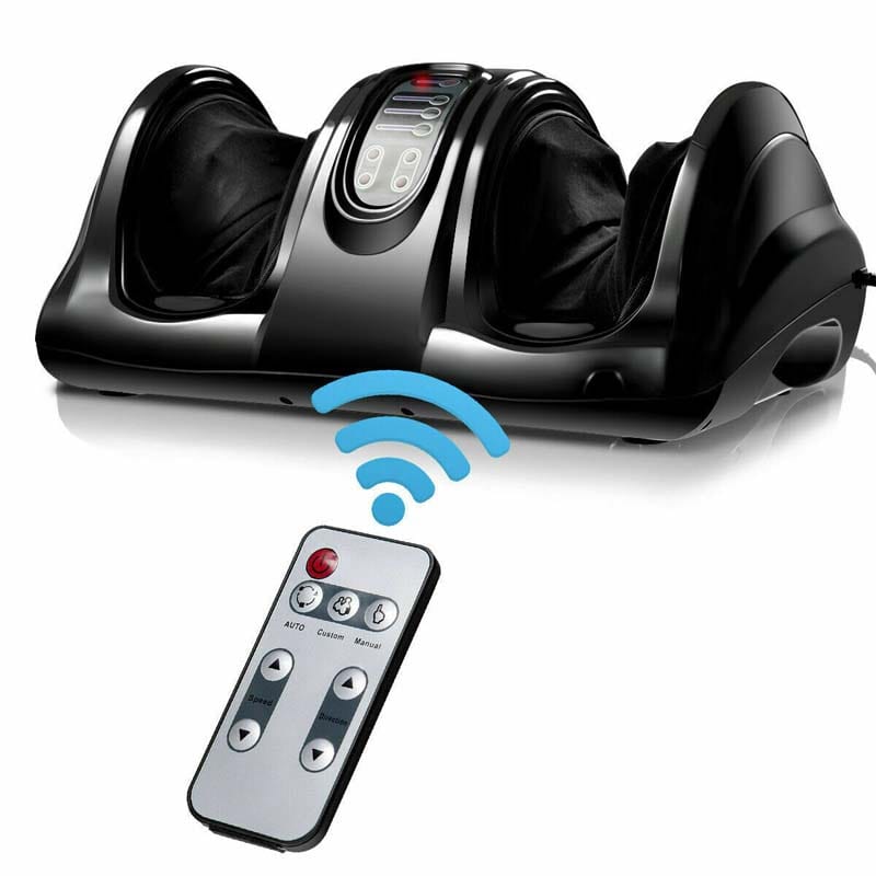 Electric Shiatsu Foot Massager with High-Intensity Rollers, Machine Massage for Feet Leg Calf Ankle, Nerve Pain Therapy