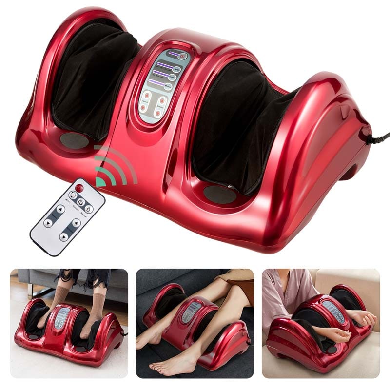 Electric Shiatsu Foot Massager with High-Intensity Rollers, Machine Massage for Feet Leg Calf Ankle, Nerve Pain Therapy