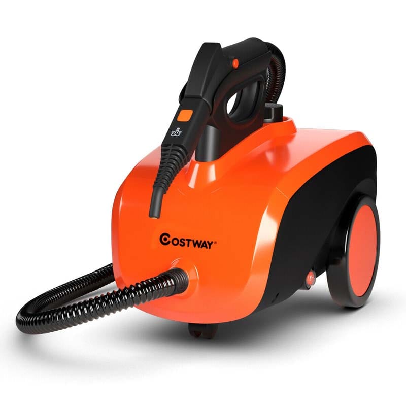 1500W Multipurpose Steam Cleaner, Heavy Duty Household Steamer Chemical-Free Floor Carpet Cleaning Machine with 1.5L Dual-Tank & 18 Accessories