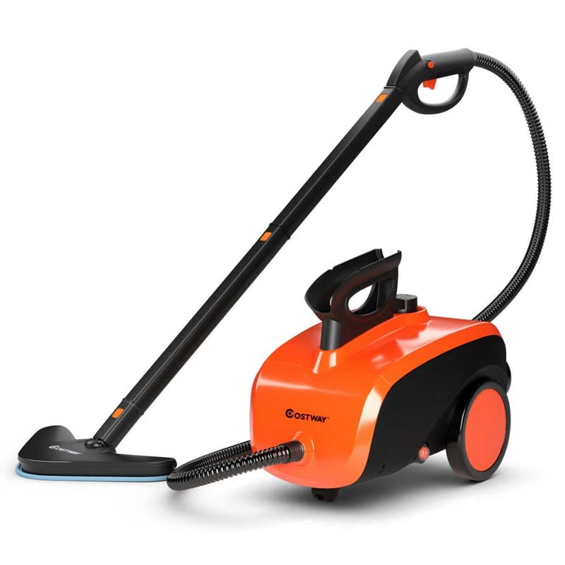 1500W Multipurpose Steam Cleaner, Heavy Duty Household Steamer Chemical-Free Floor Carpet Cleaning Machine with 1.5L Dual-Tank & 18 Accessories