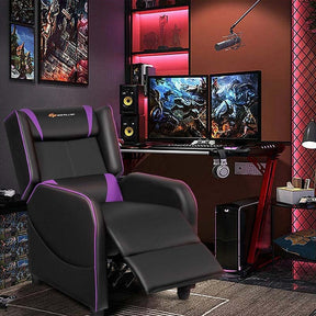 Massage Gaming Recliner Chair, Racing Style PU Leather Gaming Sofa, Living Room Sofa, Lounge Sofa, Home Theater Seat