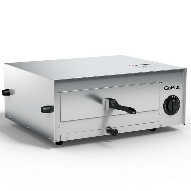 12" Commercial Pizza Oven Countertop, Stainless Steel Electric Pizza Maker & Baker, Snack Oven