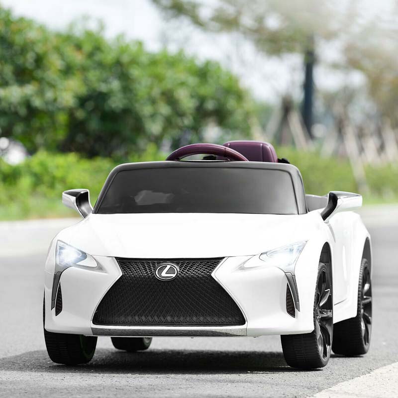 Licensed Lexus LC500 Kids Ride on Car, 12V Battery Powered Electric Vehicle Riding Toy Car with Remote Control