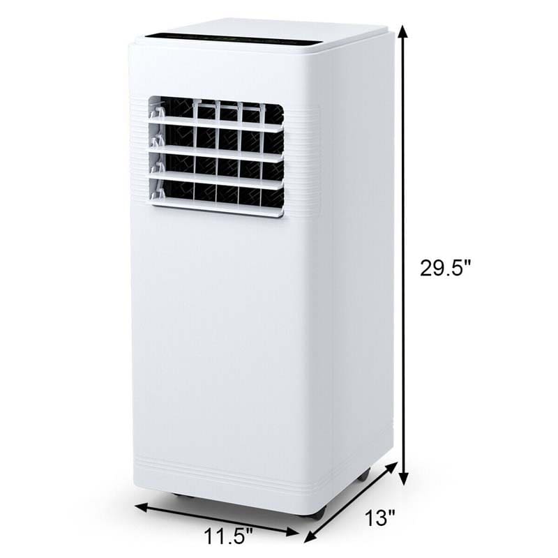 12000 BTU 3-in-1 Portable Air Conditioner Air Cooler Fan Dehumidifier with Remote Control, 24H Timer