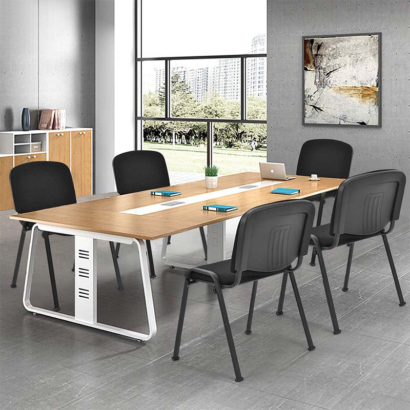 Stackable Conference Chairs with Upholstered Back & Seat, Modern Office Chairs Guest Reception Chairs for Waiting Room