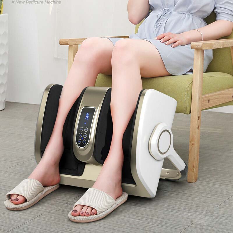 3D Foot Massager Machine with Heat, Leg/Calf/Ankle Shiatsu Feet Massaging for Neuropathy Pain, Plantar Fasciitis