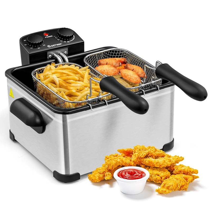 5.3 QT Deep Fryer with Triple Basket Sale, Price & Reviews - Eletriclife